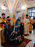 Митрополит Варсонофий совершил Божественную литургию на своей малой родине в с. Малиновка